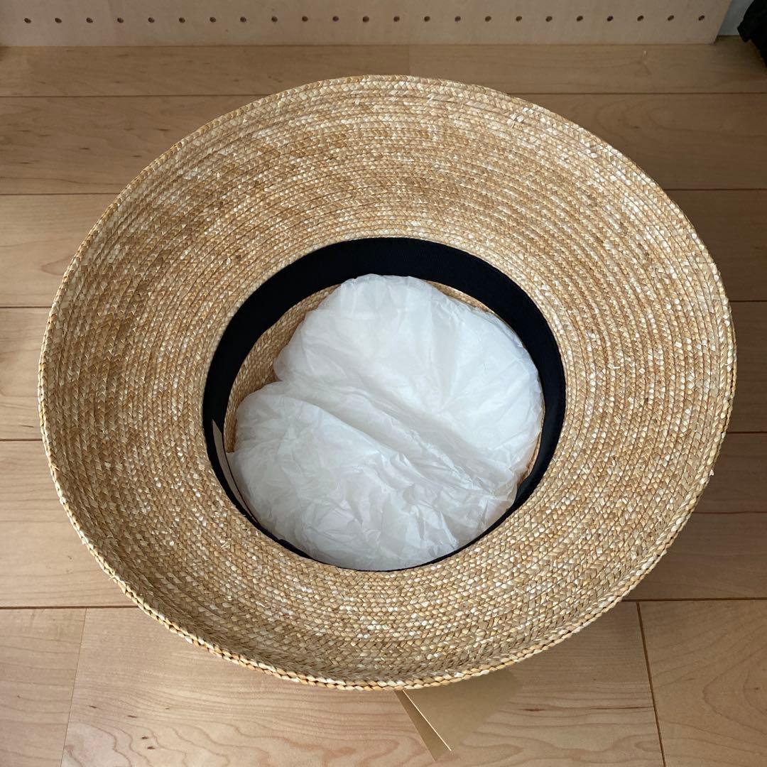 石田製帽 ストローハット カサブランカ 日本製　麦わら帽子