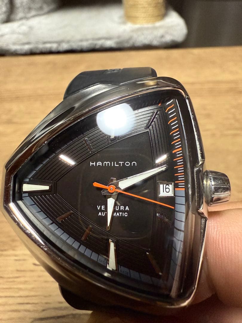 美品 HAMILTON ハミルトン ベンチュラ プレスリー自動巻