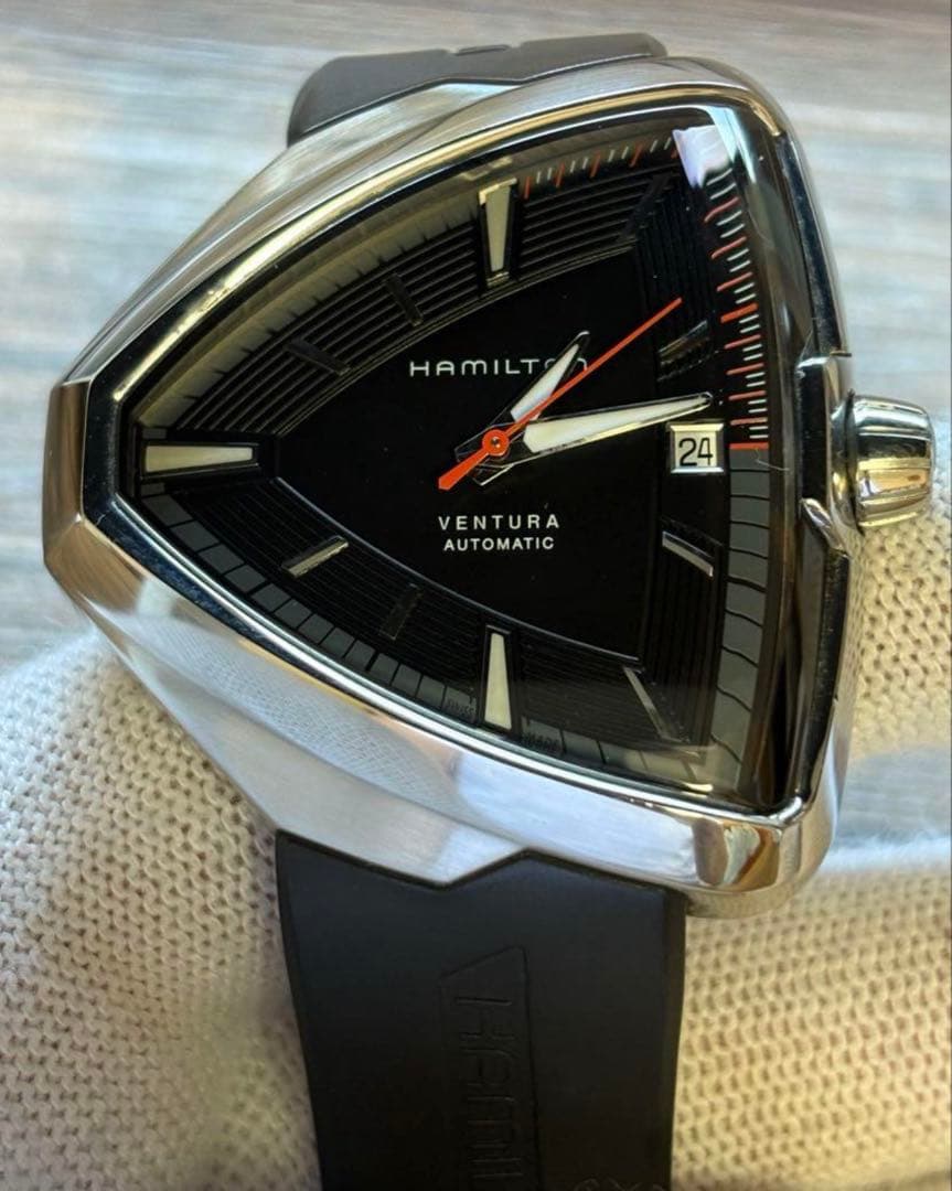 美品 HAMILTON ハミルトン ベンチュラ プレスリー自動巻