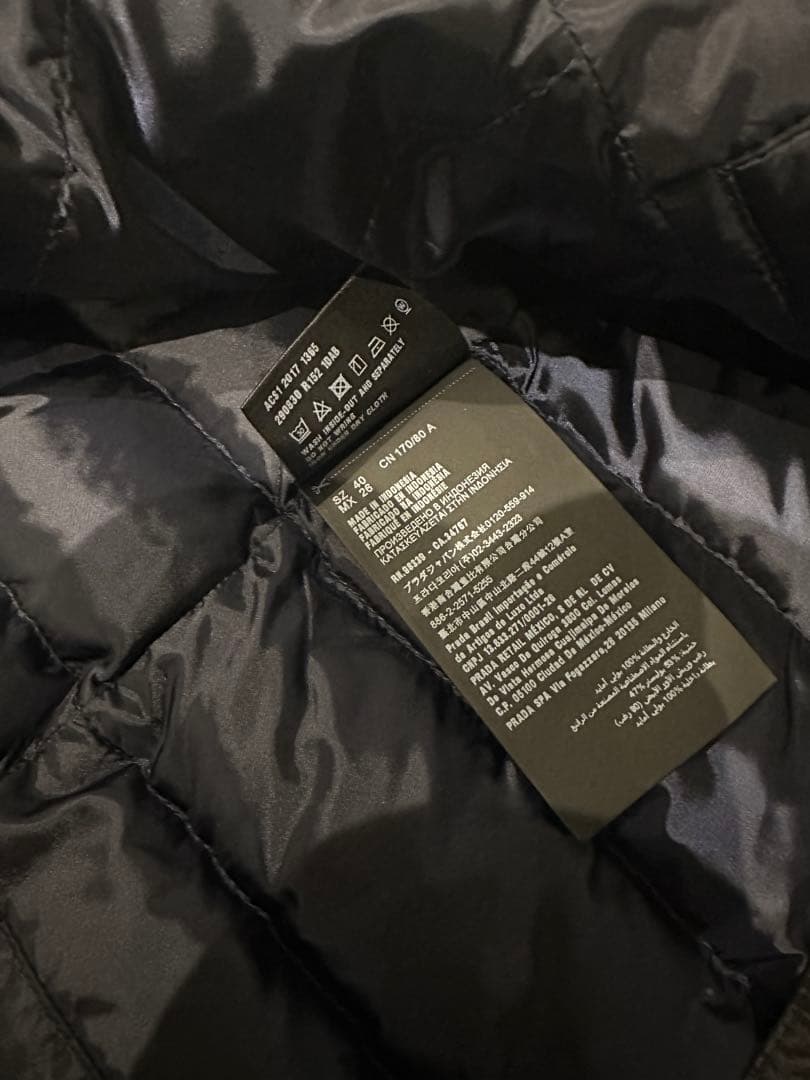 極美品⭐︎PRADA⭐︎プラダ/ダウンベスト/レディース40サイズM