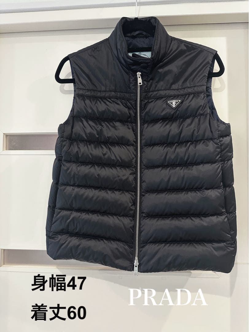 極美品⭐︎PRADA⭐︎プラダ/ダウンベスト/レディース40サイズM