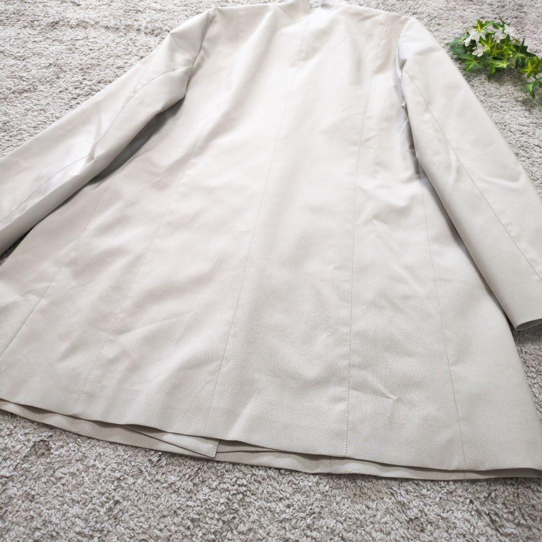 新品未使用品　レリアン　スタンドカラーコート　スプリング　薄手　М　4330