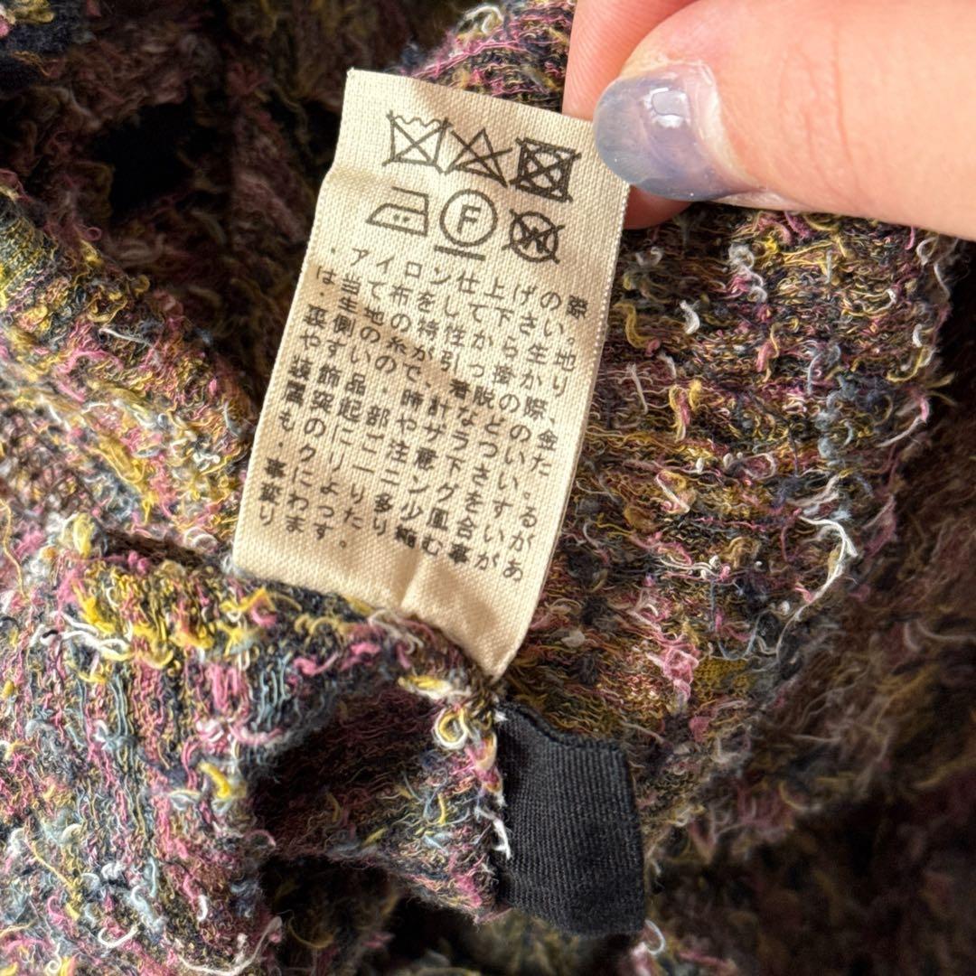 ヨーガンレール チュニック aライン ジャガード 総柄 綿 コットン M