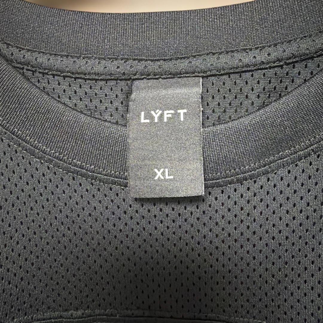 LYFT ATHLETIC メッシュTシャツ ブラック