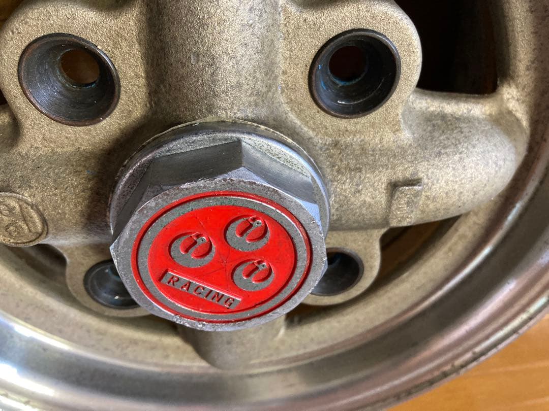 ワタナベ4s 10インチアルミホイール PCD110 2本センターキャップ付き