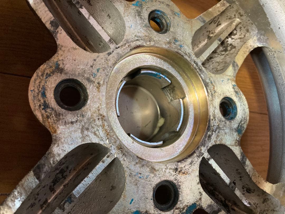 ワタナベ4s 10インチアルミホイール PCD110 2本センターキャップ付き