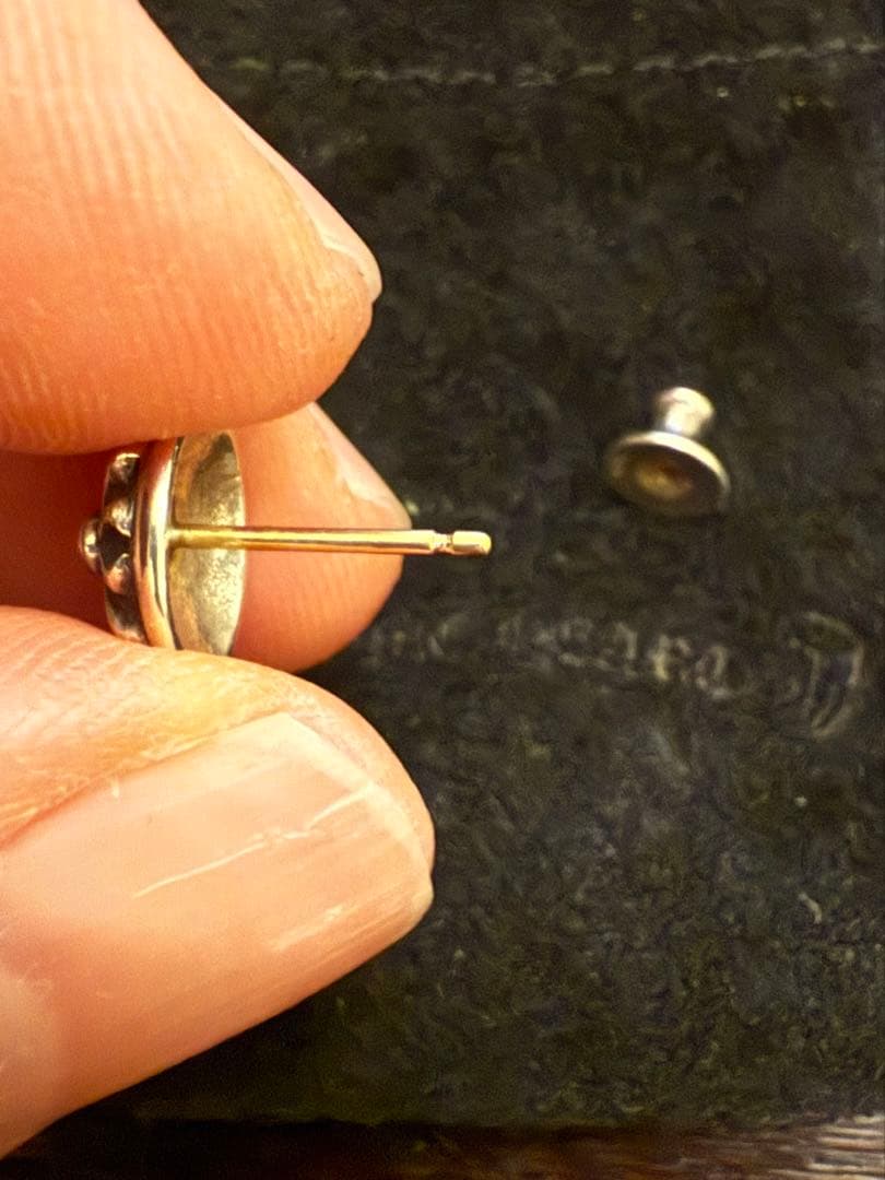 クロムハーツ STUD BALL シルバー925 ピア ス（片耳用）