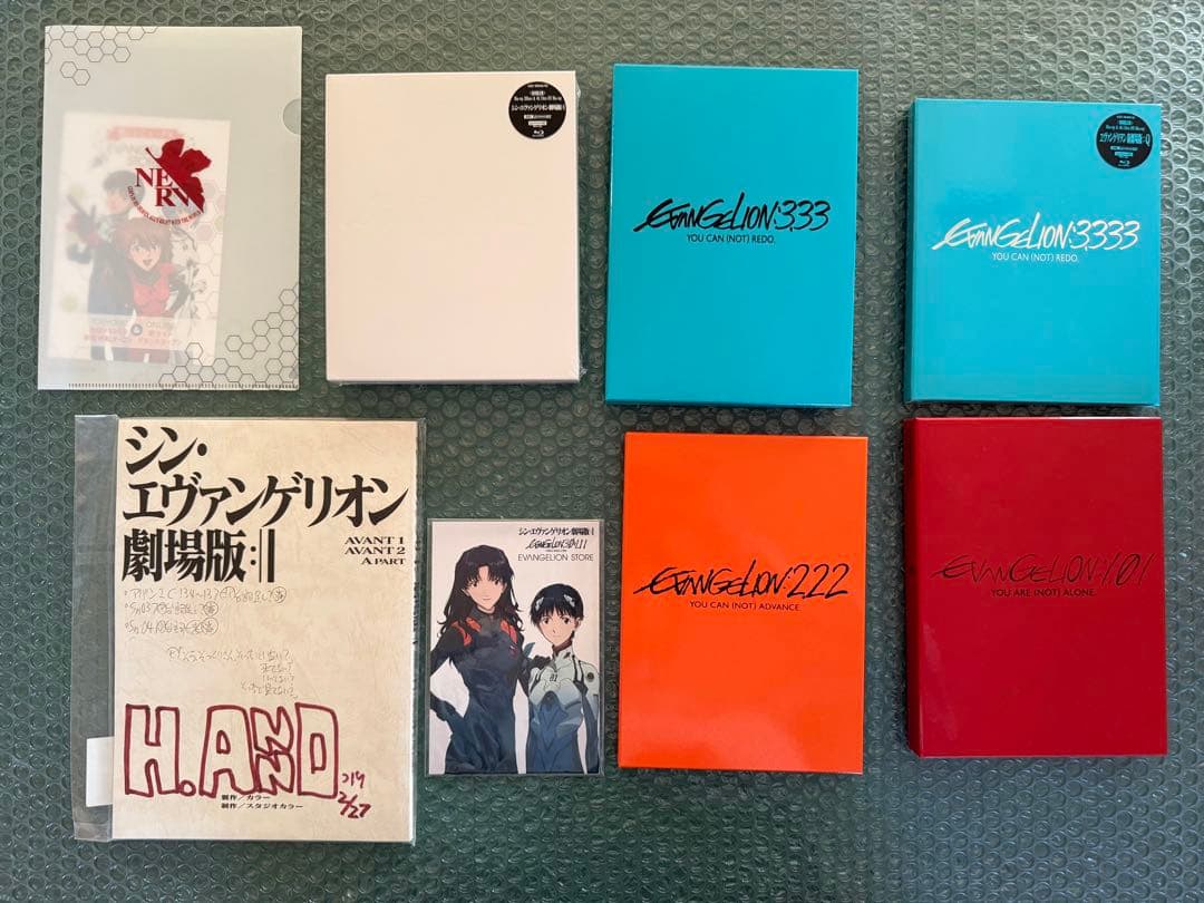 エヴァンゲリオン新劇場版4部作DVD Blu-rayセット