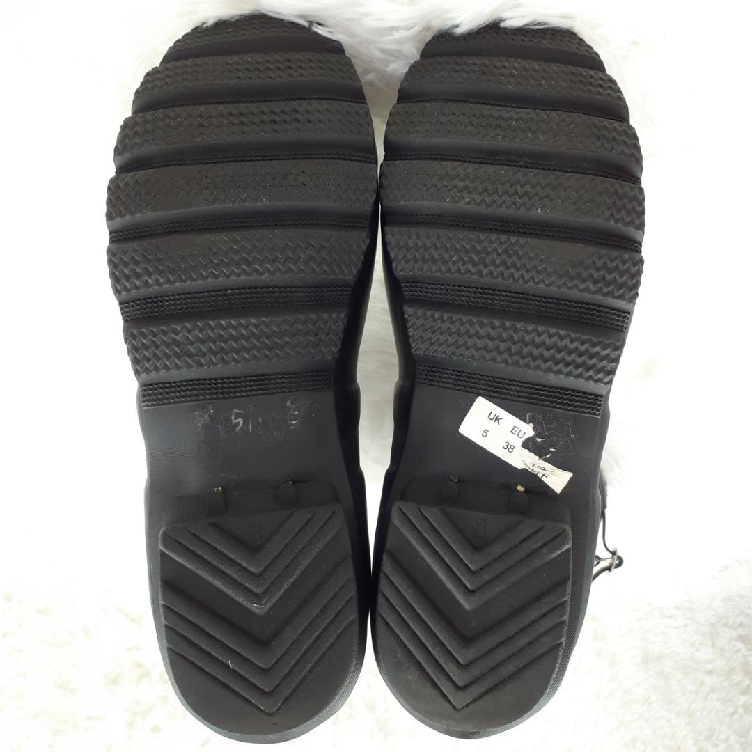 ジ*ジ様 美品 25㎝◎HUNTER ハンター 長靴 ロングレインブーツ 黒 W