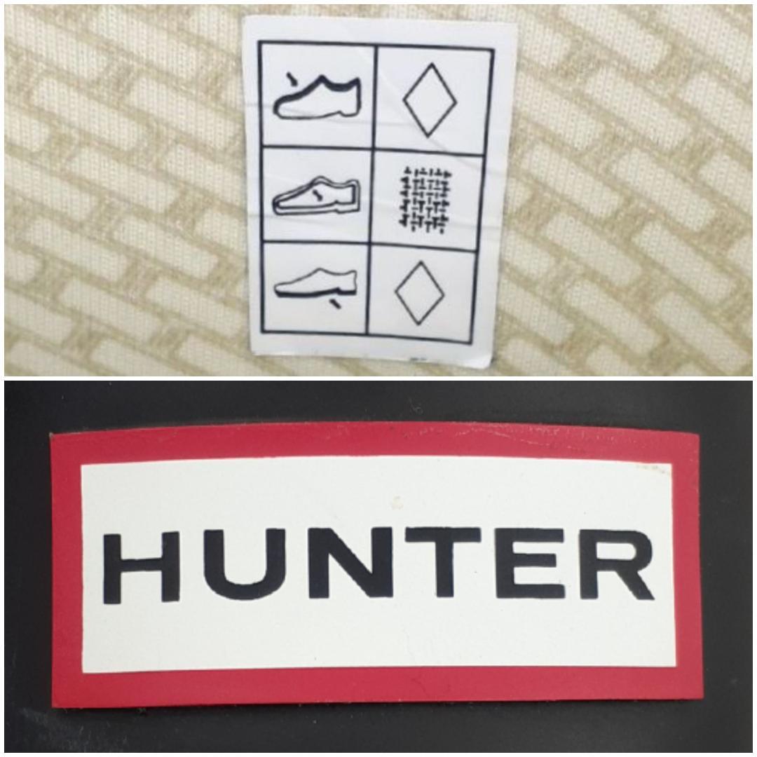 ジ*ジ様 美品 25㎝◎HUNTER ハンター 長靴 ロングレインブーツ 黒 W