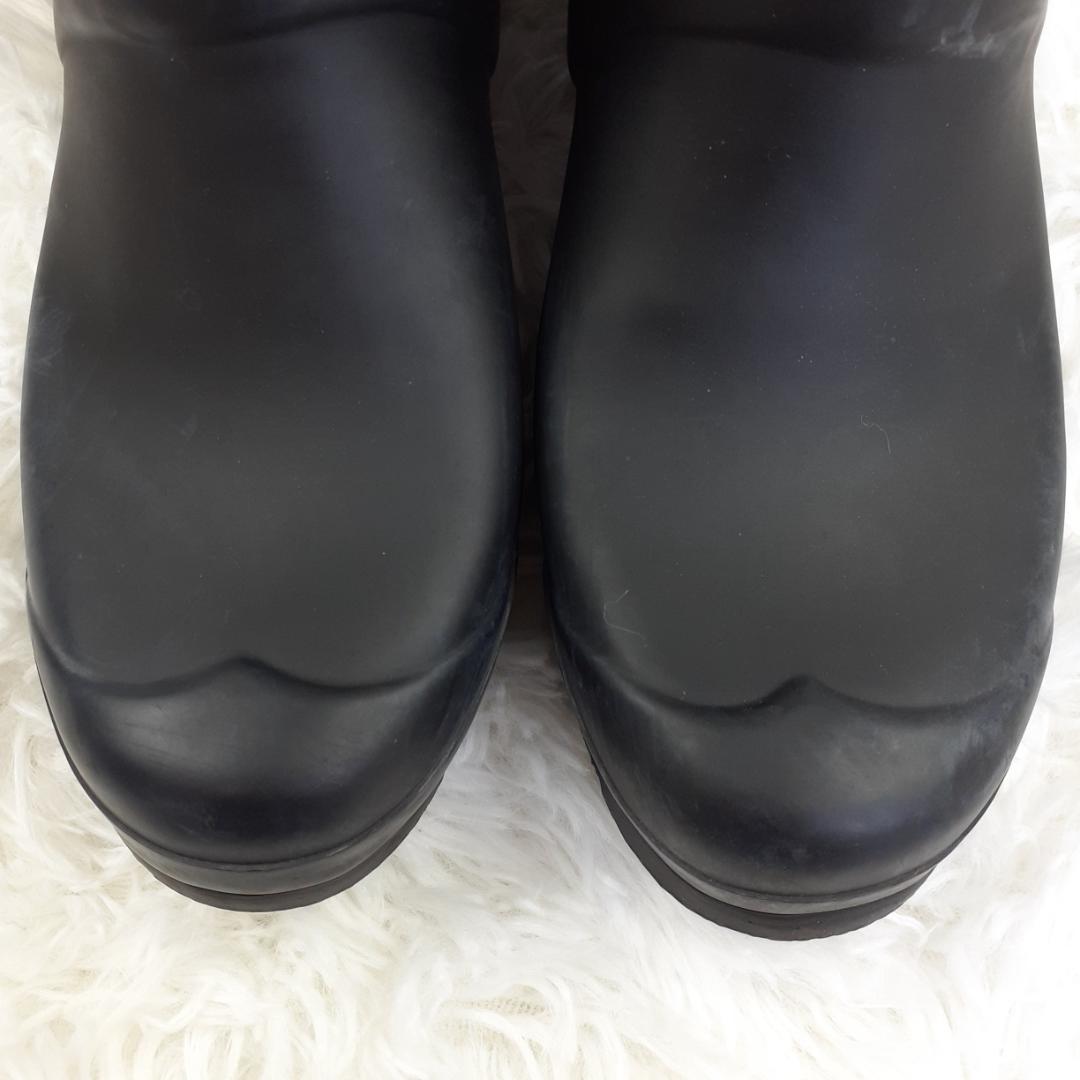 ジ*ジ様 美品 25㎝◎HUNTER ハンター 長靴 ロングレインブーツ 黒 W