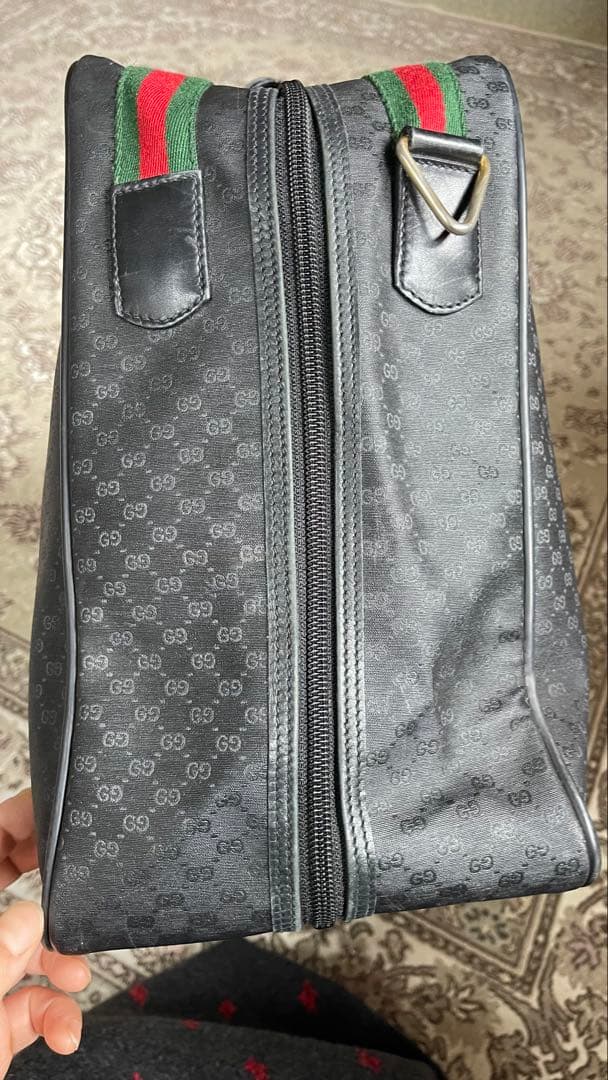 GUCCI ハンドバッグ 黒 ヴィンテージ