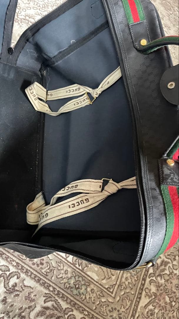 GUCCI ハンドバッグ 黒 ヴィンテージ