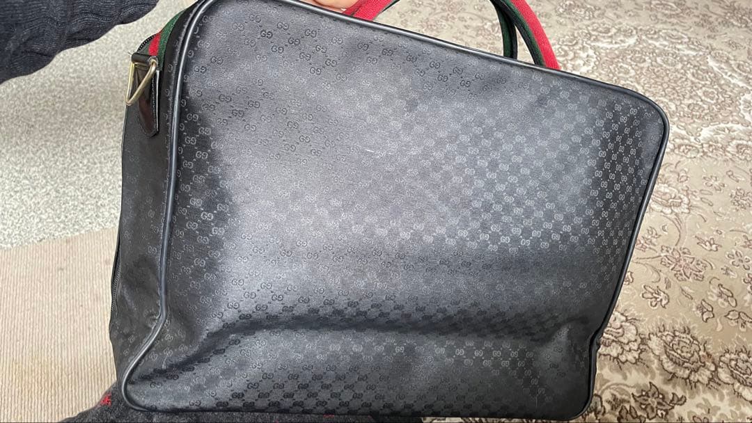 GUCCI ハンドバッグ 黒 ヴィンテージ