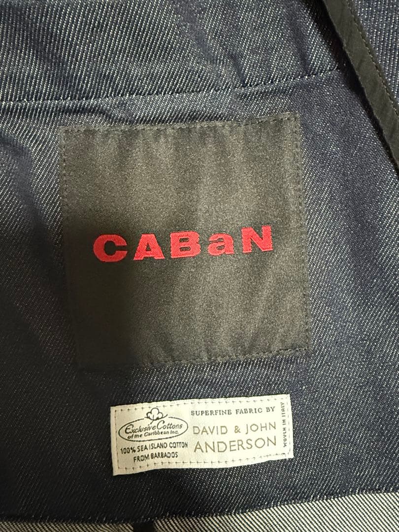 Caban シーアイランドデニム ジャケット スラックス セットアップ