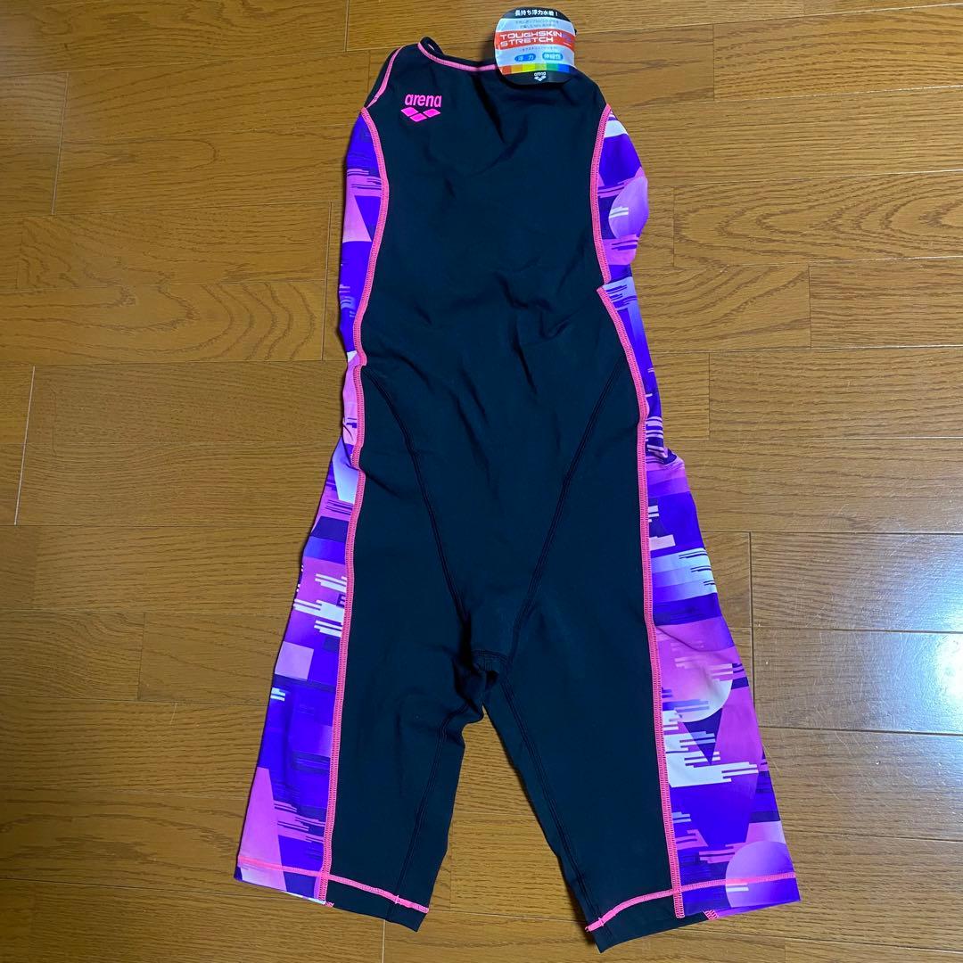 【3/25まで限定】新品 arena 競泳 水着 L ハーフスパッツ タフスーツ