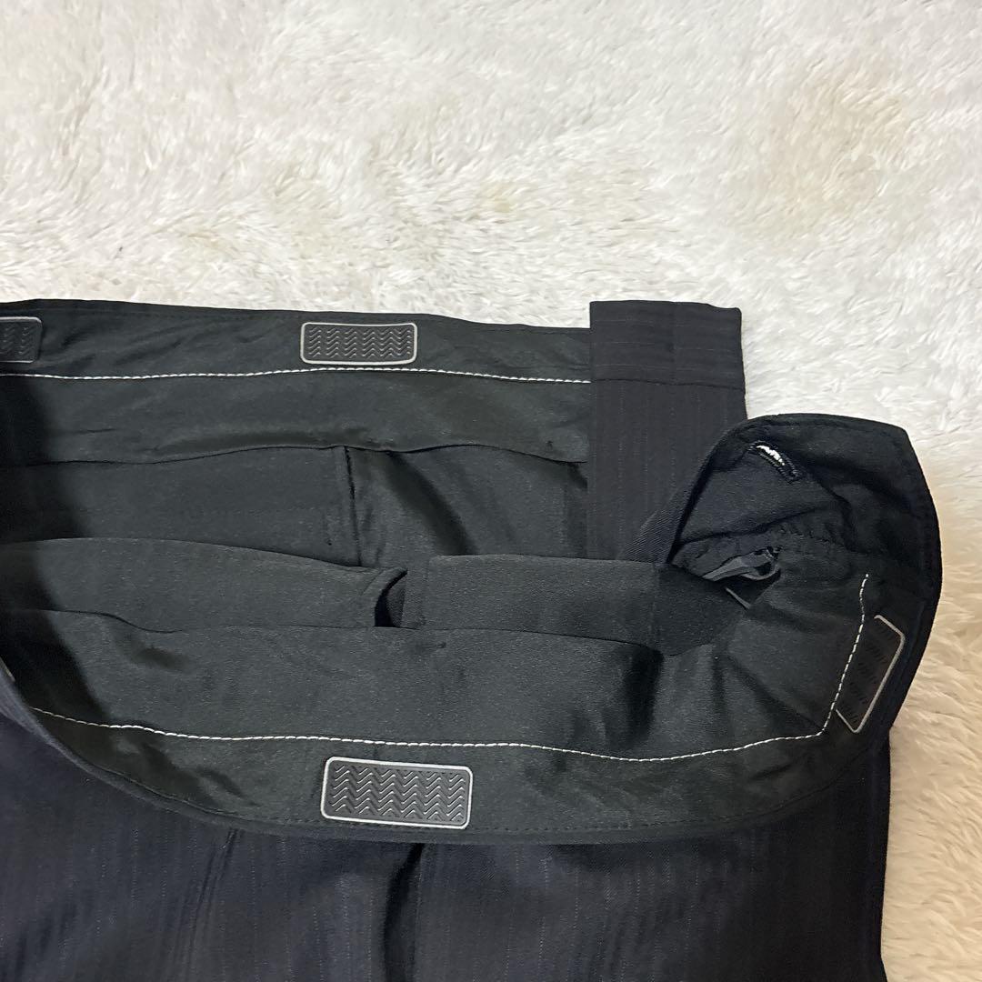 【美品】FULL MARK フルマーク 3ピース 黒 ストライプ Lサイズ