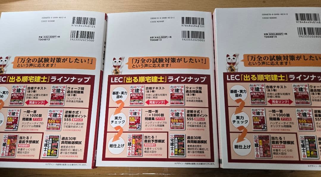 【2025年】LEC 出る順宅建士 合格テキスト&ウォーク問&一問一答1000問