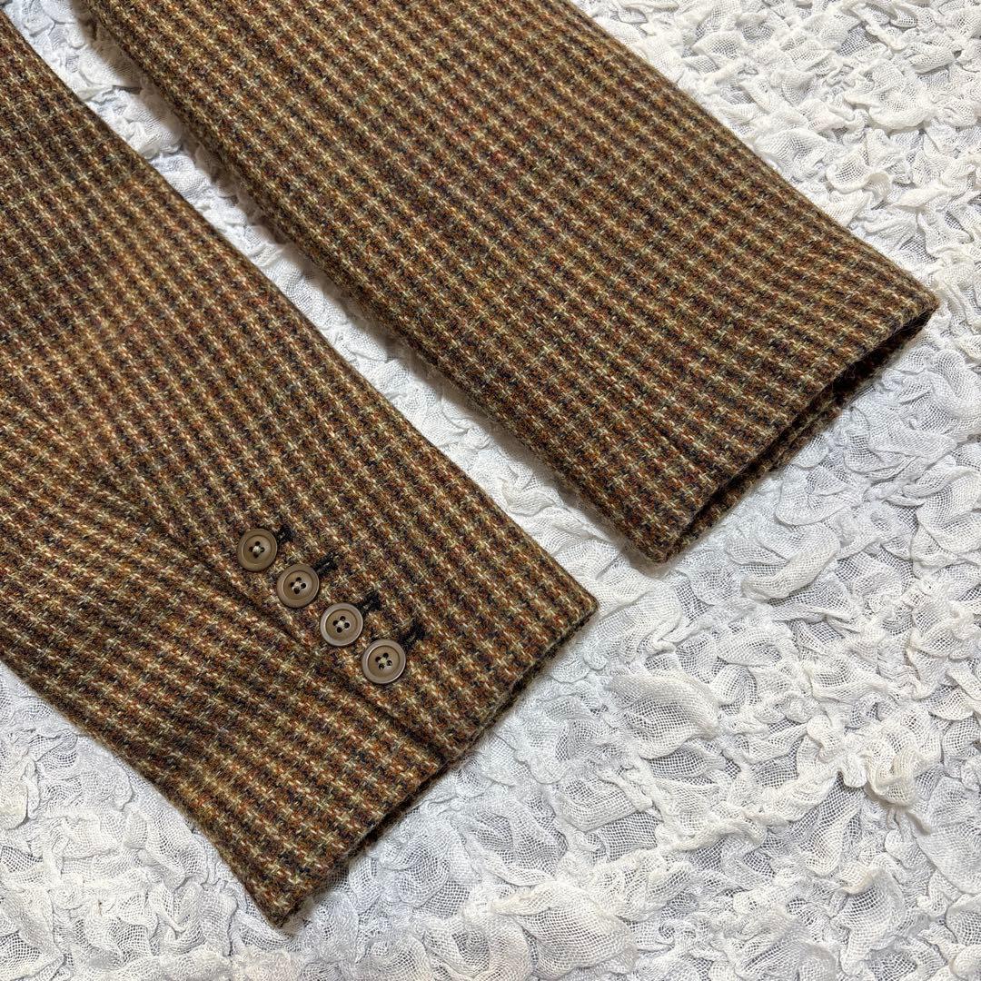 美品 タグ付き トゥデイフル 4.6万円 ウール100 チェック ジャケット