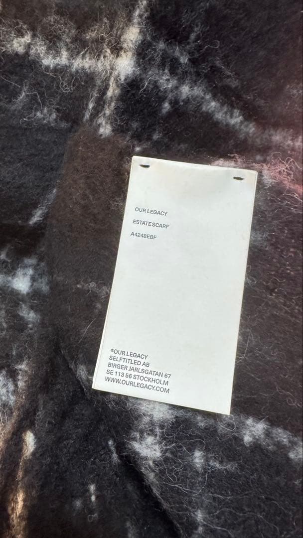 our legacy estate scarf モーガン ours