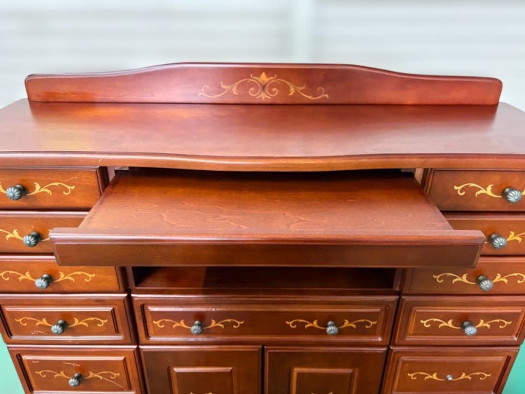 ま*ん様 イタリア調　サイドボード　象嵌細工　チェスト　キャビネット　アンティー