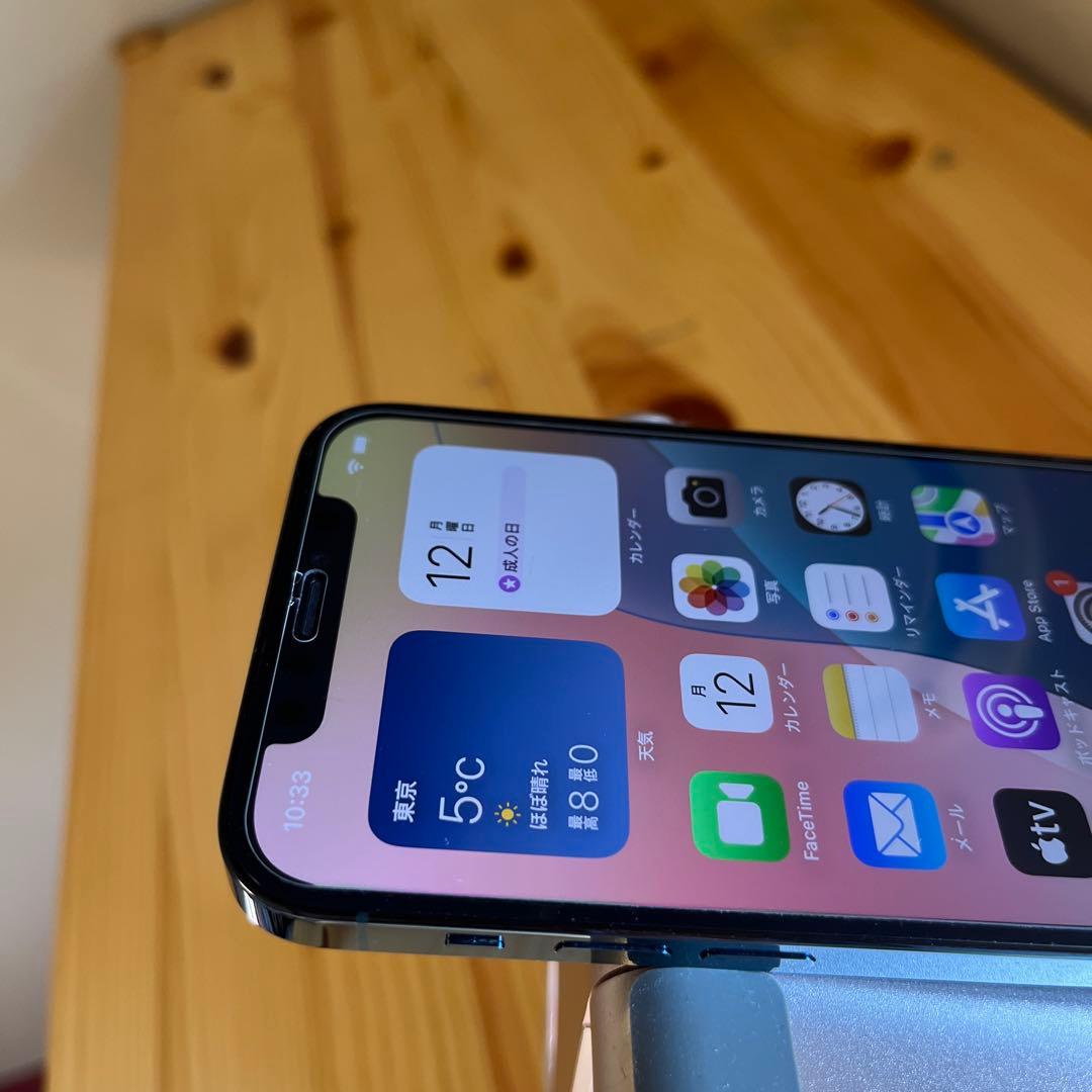 バッテリー新品100%！美品iPhone12pro 128GB カメラ不良