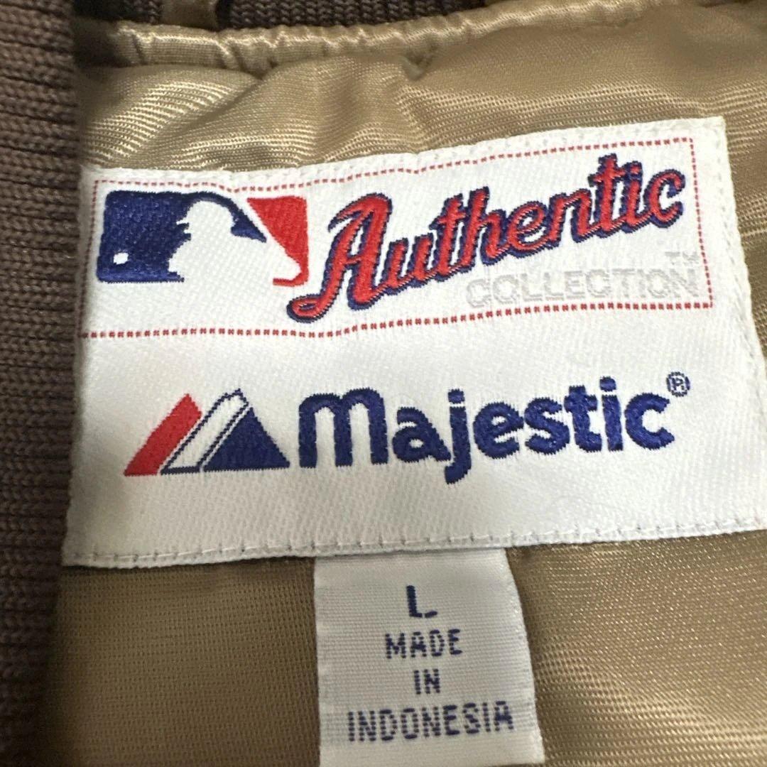 00sマジェスティックMLBレッドソックス オーセンティック ナイロンスタジャン