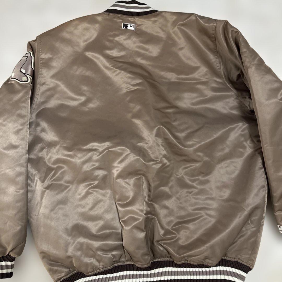 00sマジェスティックMLBレッドソックス オーセンティック ナイロンスタジャン