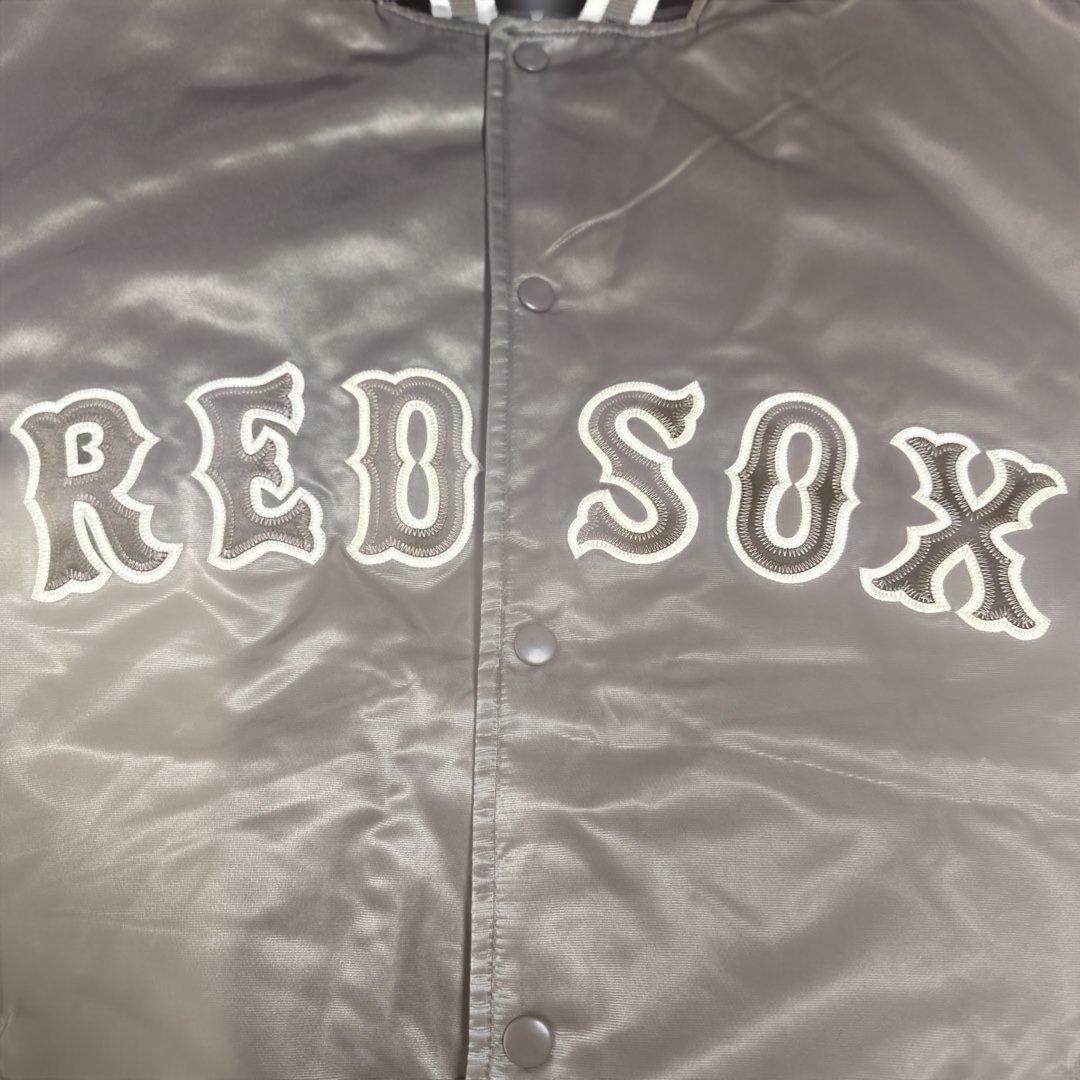 00sマジェスティックMLBレッドソックス オーセンティック ナイロンスタジャン