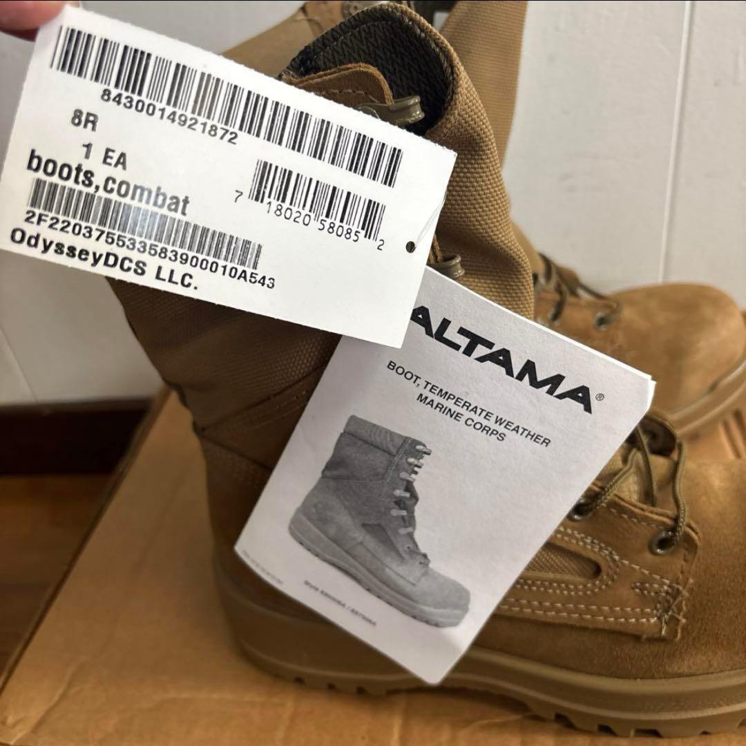 未使用品　米軍　実物　ALTAMA GORE−TEX 26cm 送料無料