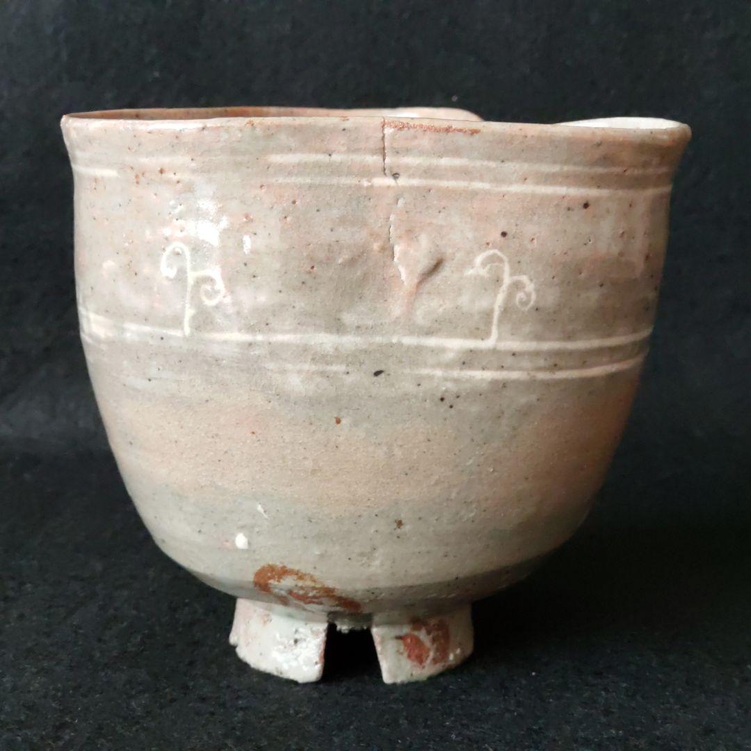 御本火入　新渡高麗物　(李朝　茶碗　茶道具　アンティーク　骨董品)
