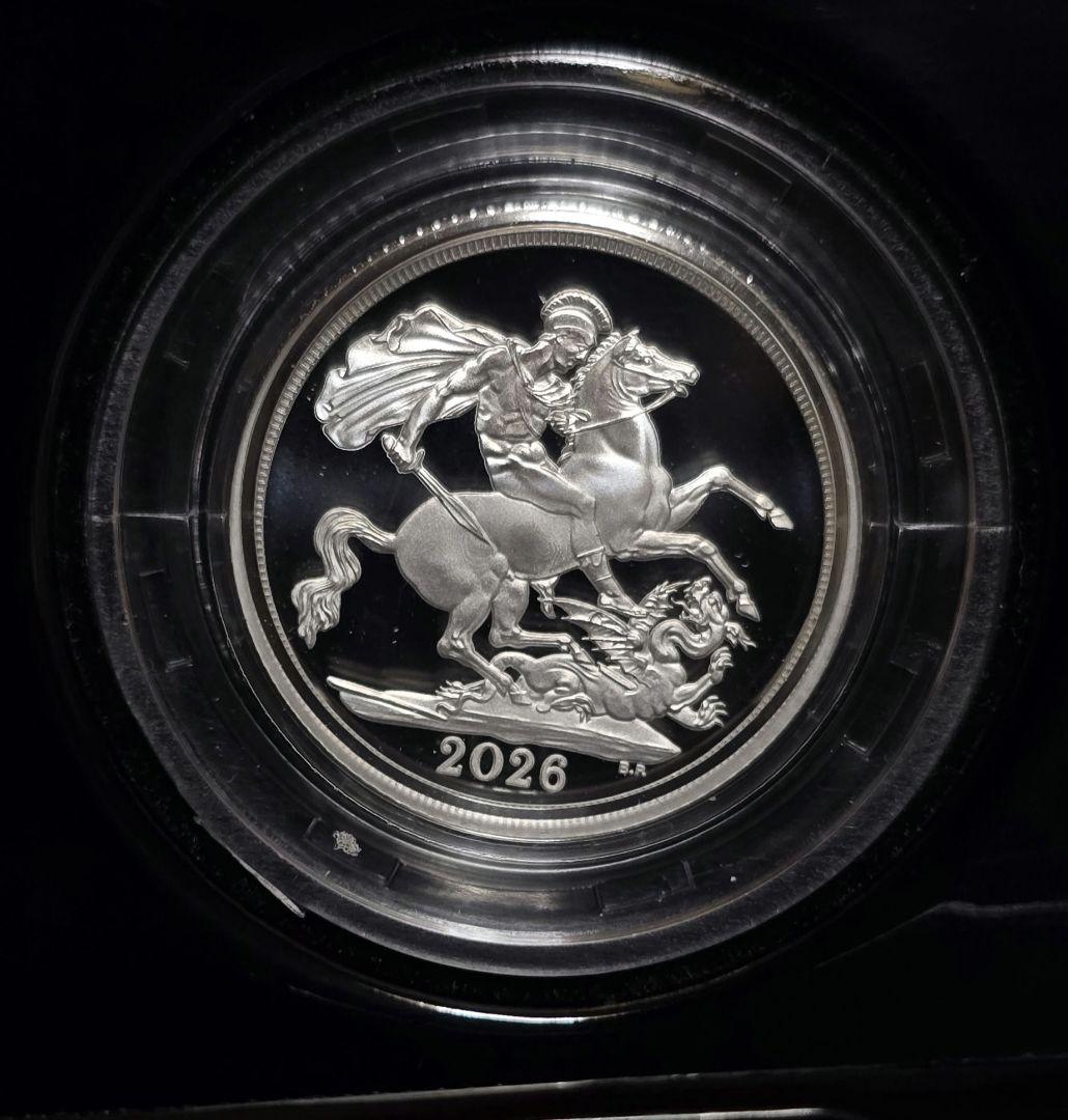 T*N様 7.99グラム イギリス ソブリン 銀貨 プルーフ 【Proof】 新