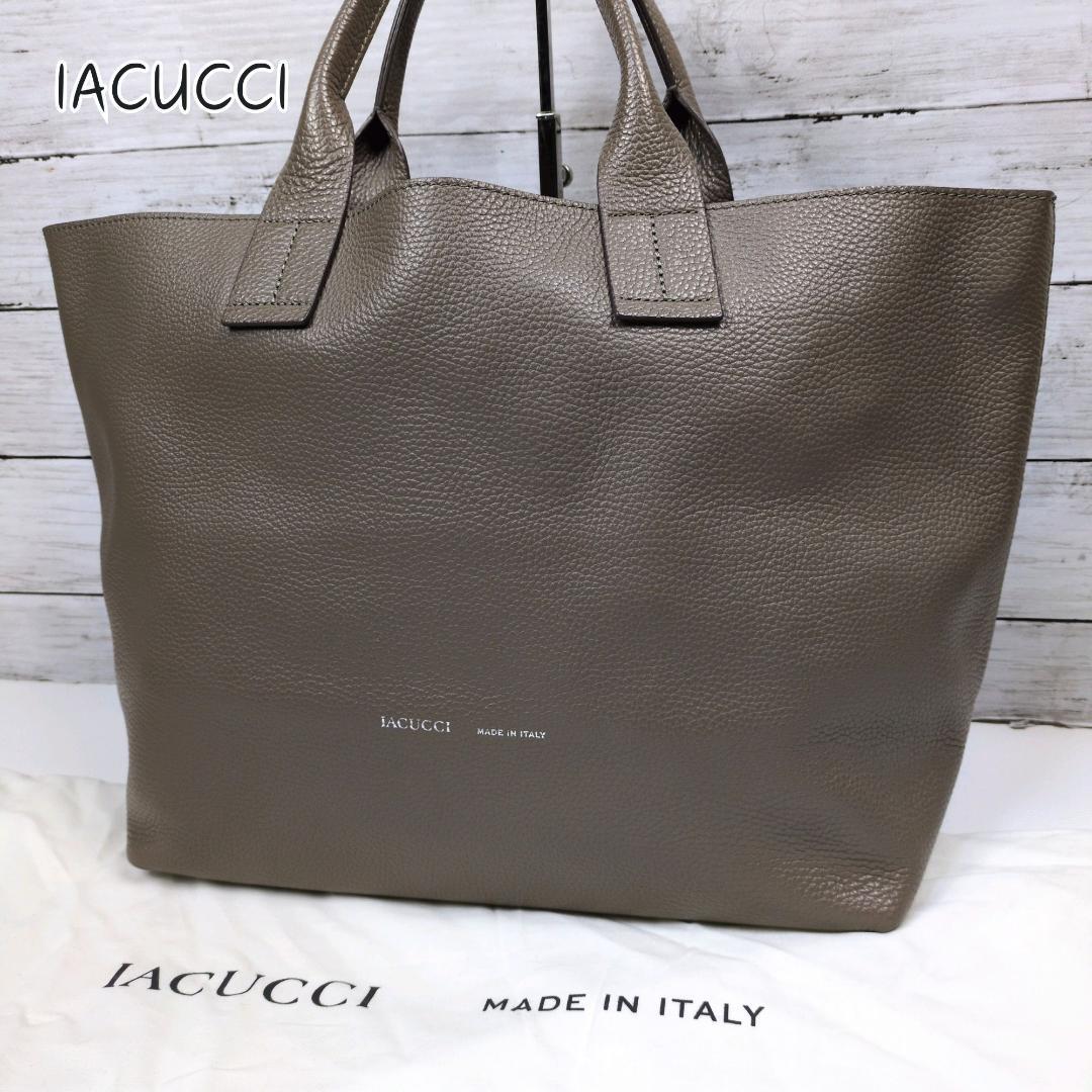 イアクッチ IACUCCI オペラ トートバッグ ハンド レザー グレーシュ