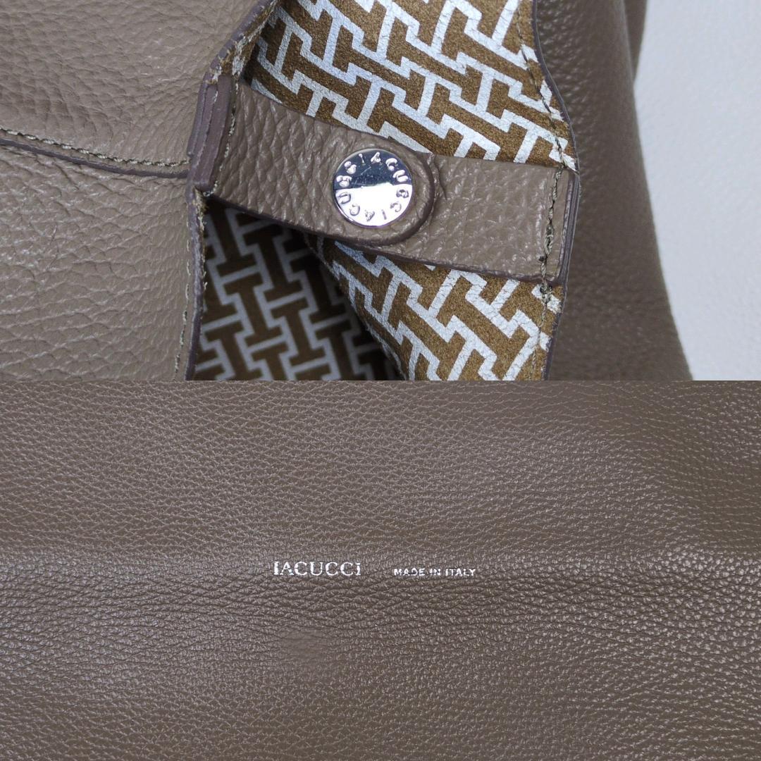 イアクッチ IACUCCI オペラ トートバッグ ハンド レザー グレーシュ