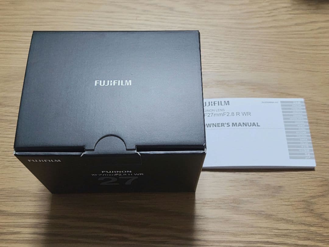 【付属品あり】Fujinon XF 27mm F2.8 R WR レンズ