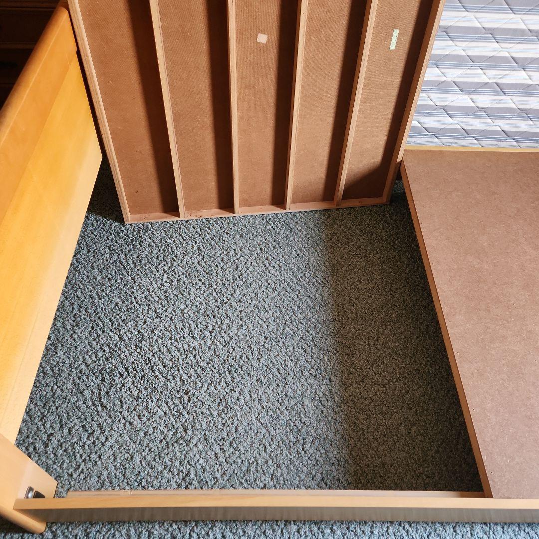 フランスベッド　セミダブル　マットレス付　木製　梱包発送たのメル便で配送