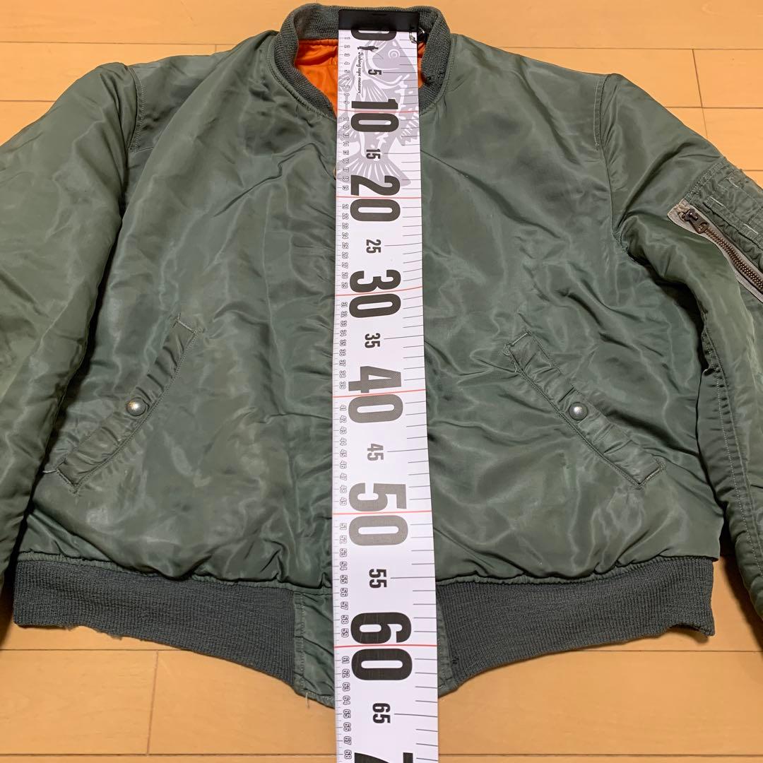 【希少】62年L 米軍実物 MA-1 Cタイプ コンマー スカイライン