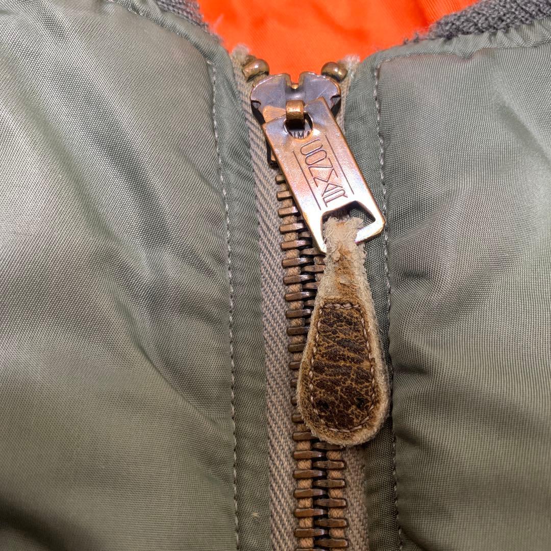 【希少】62年L 米軍実物 MA-1 Cタイプ コンマー スカイライン