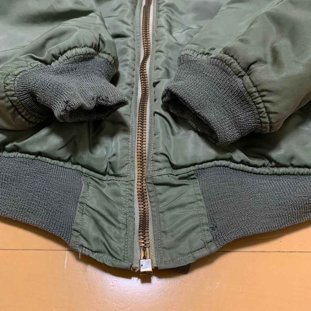 【希少】62年L 米軍実物 MA-1 Cタイプ コンマー スカイライン