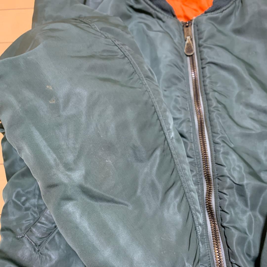 【希少】62年L 米軍実物 MA-1 Cタイプ コンマー スカイライン