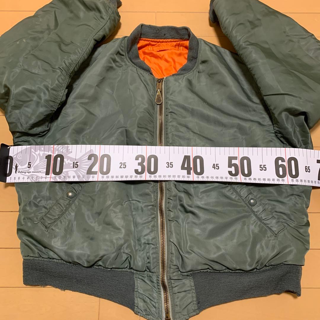 【希少】62年L 米軍実物 MA-1 Cタイプ コンマー スカイライン