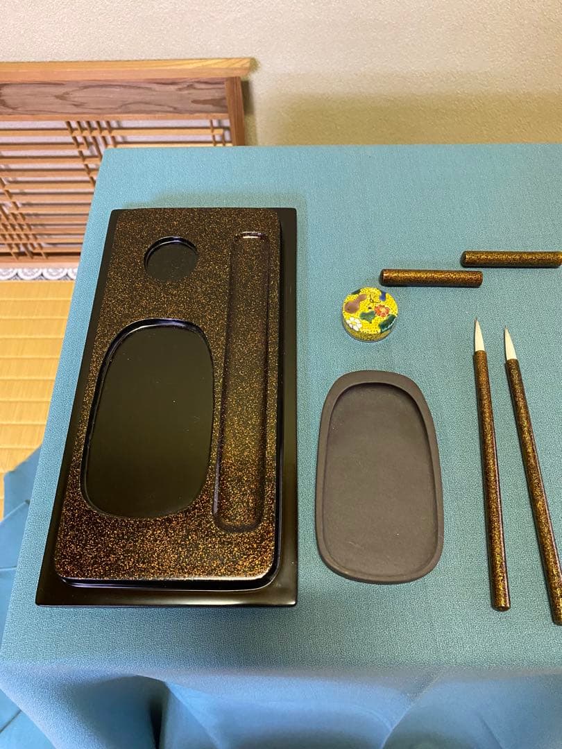 吉田華正　『住吉蒔絵硯箱』