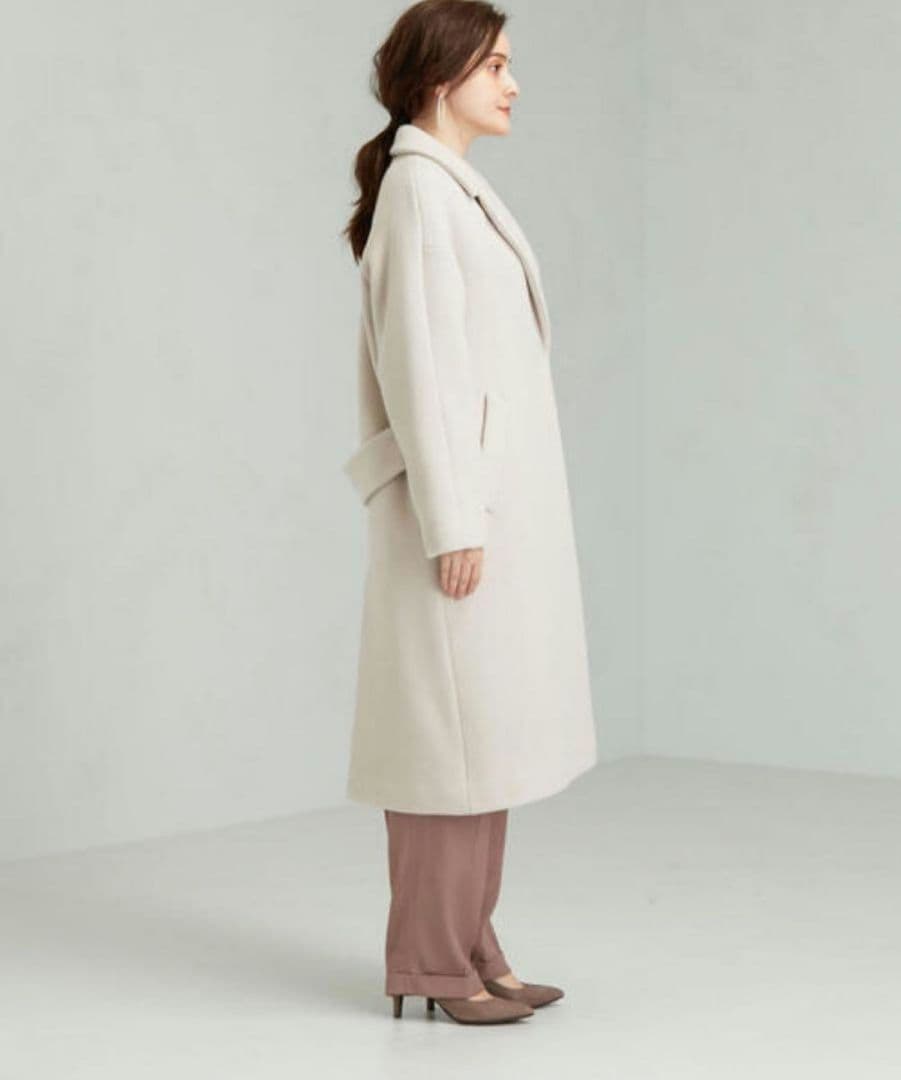 green label relaxing FAbRICA ロングチェスターコート