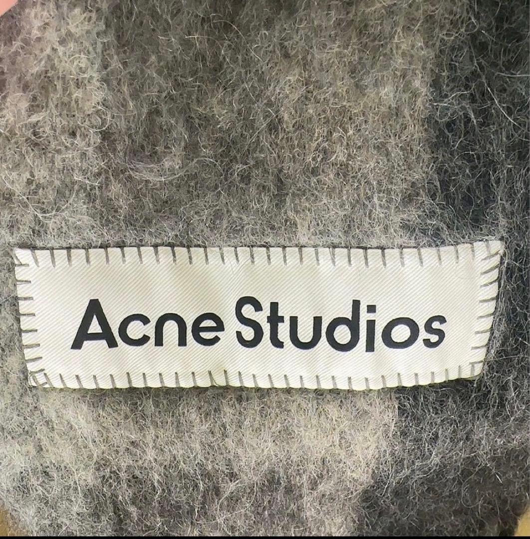 Acne Studios マルチカラー チェック マフラー
