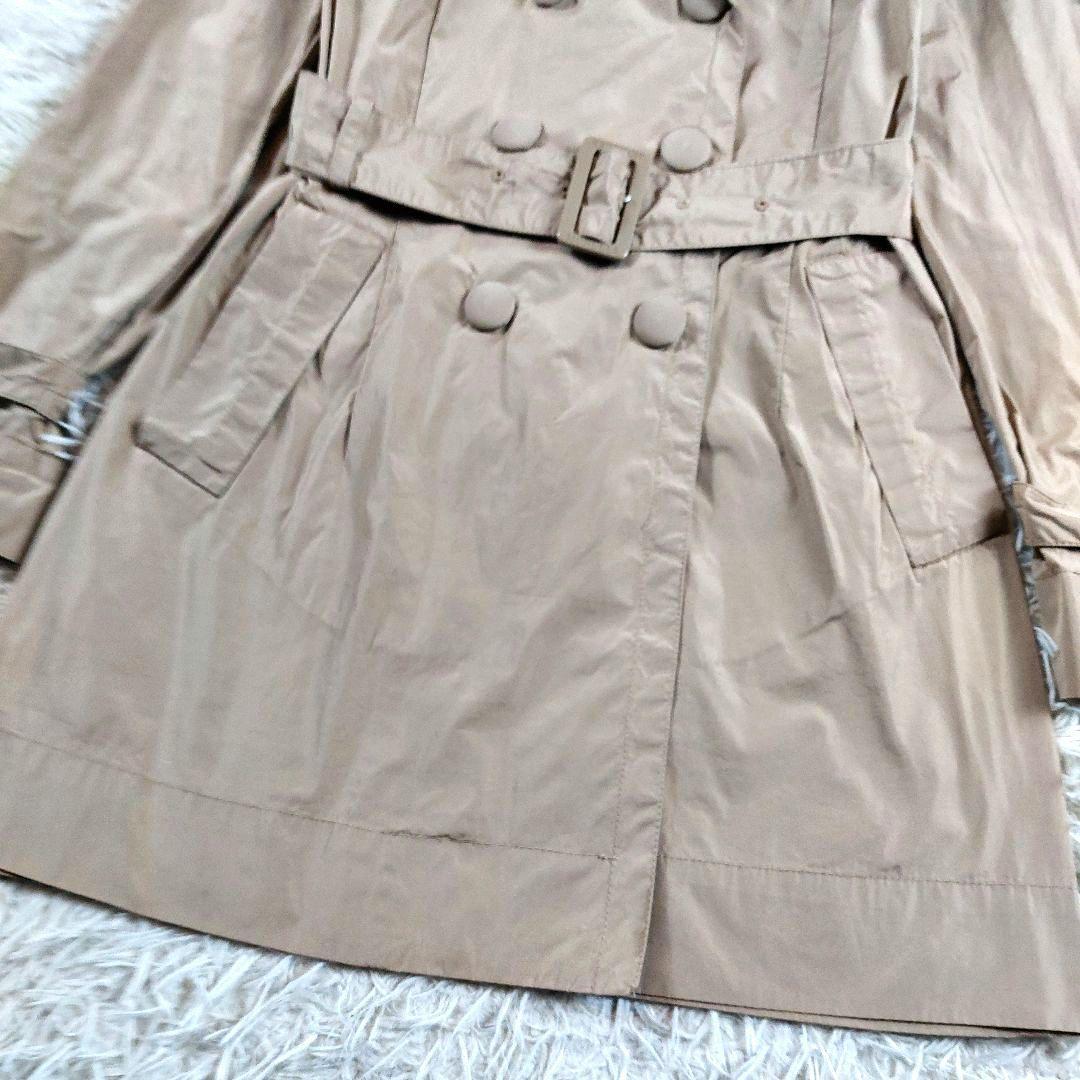 モンクレール マグノリア 大きめボタン ゆったりベルトナイロントレンチコート 2