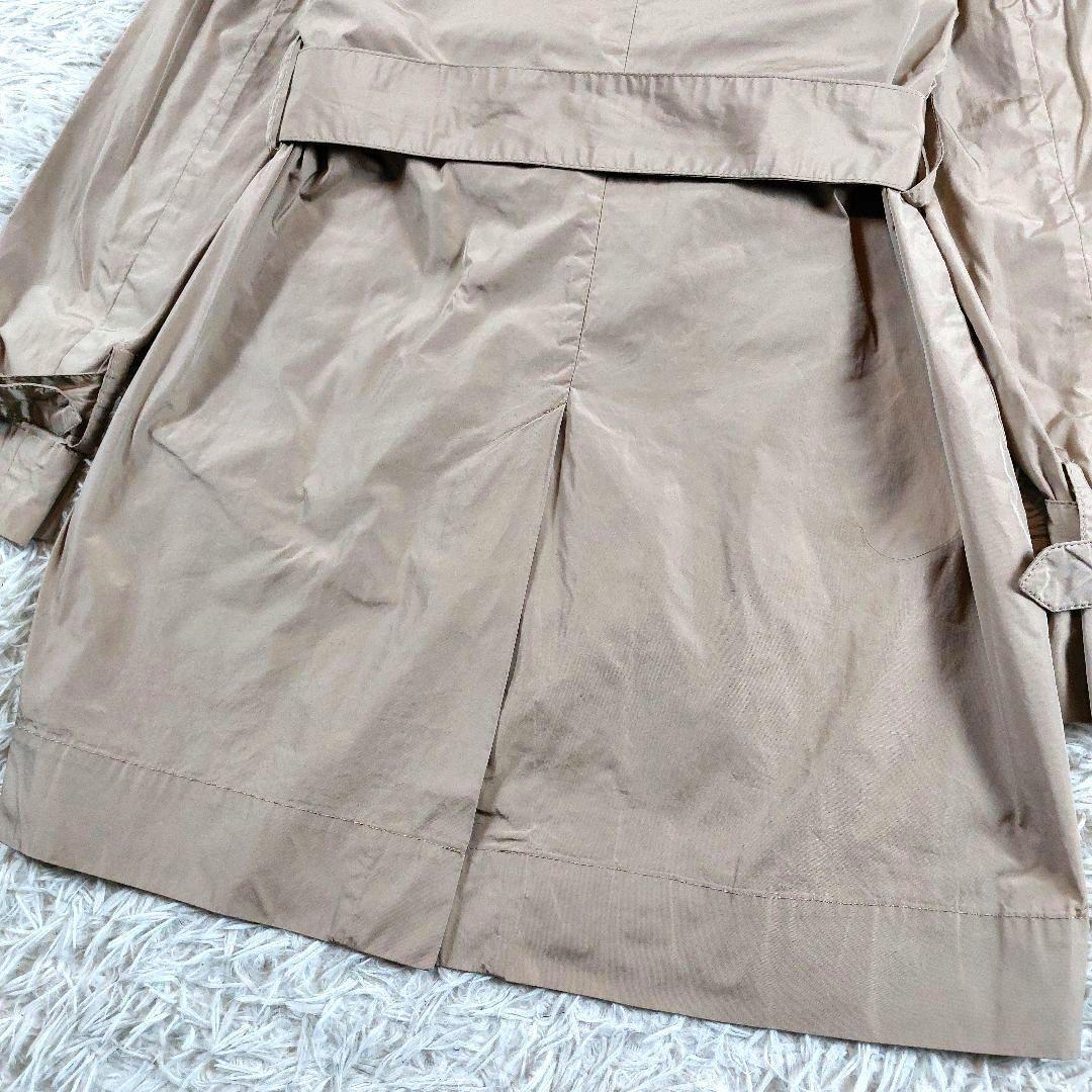 モンクレール マグノリア 大きめボタン ゆったりベルトナイロントレンチコート 2