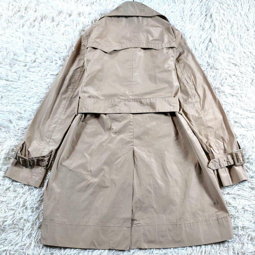 モンクレール マグノリア 大きめボタン ゆったりベルトナイロントレンチコート 2