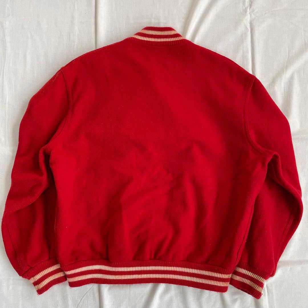 60s ヴィンテージ 古着 スタジャン バーシティジャケット USA dior