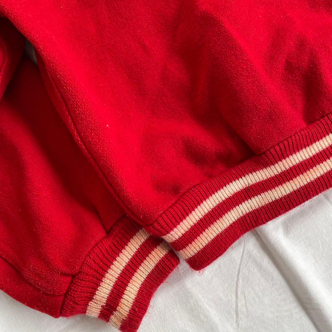 60s ヴィンテージ 古着 スタジャン バーシティジャケット USA dior