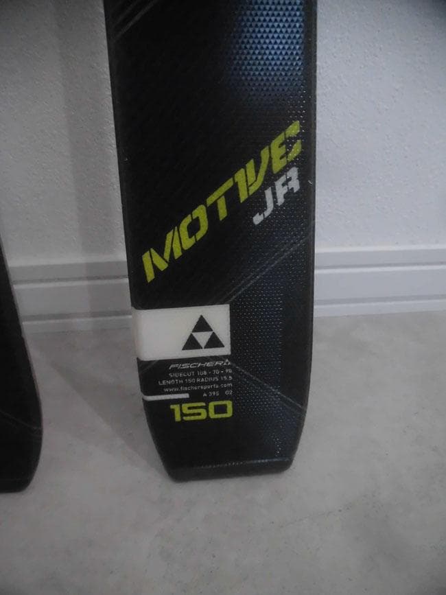 FISCHER フィッシャー MOTIVE ジュニア スキー 2点セット 150